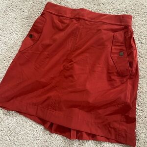 Athleta Red Skort